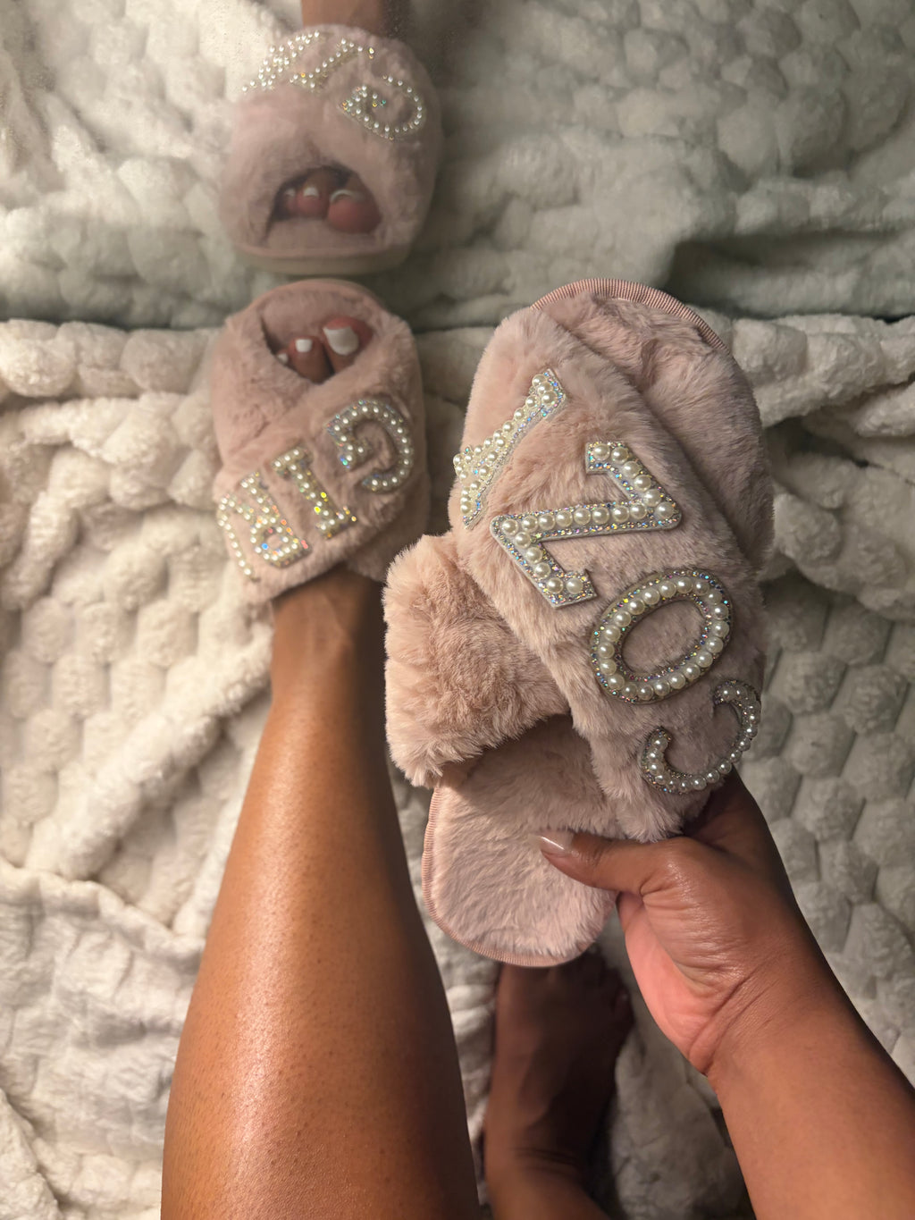 CozyGirl Rosé Cloud Slippers